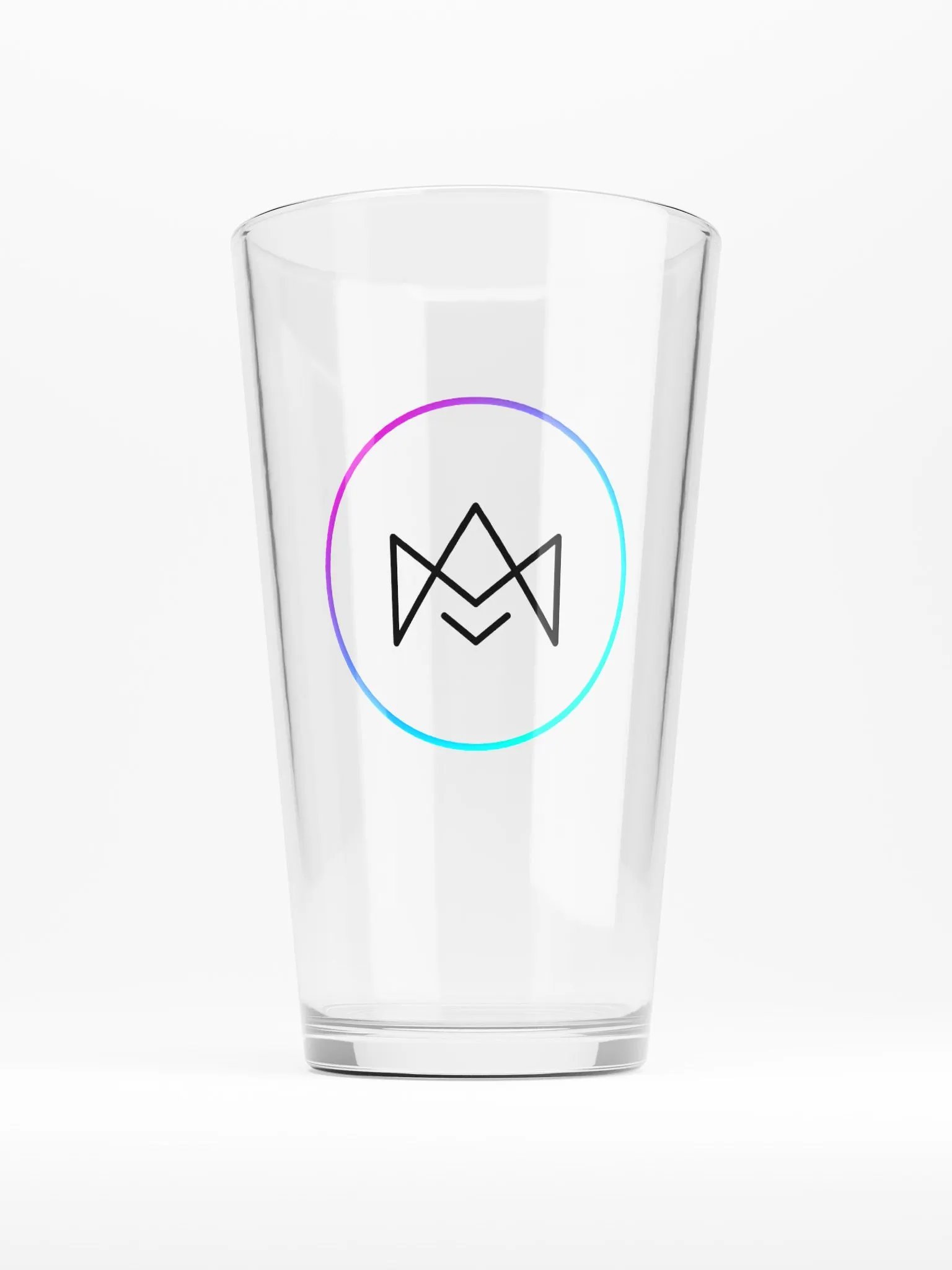 MayLouuu Logo Pint Glass (black) product image (1)