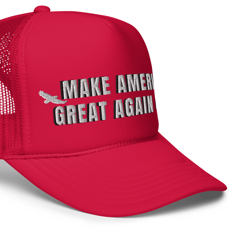 Maga trucker cap embroidered, Make America Great again with eagles product image (5)