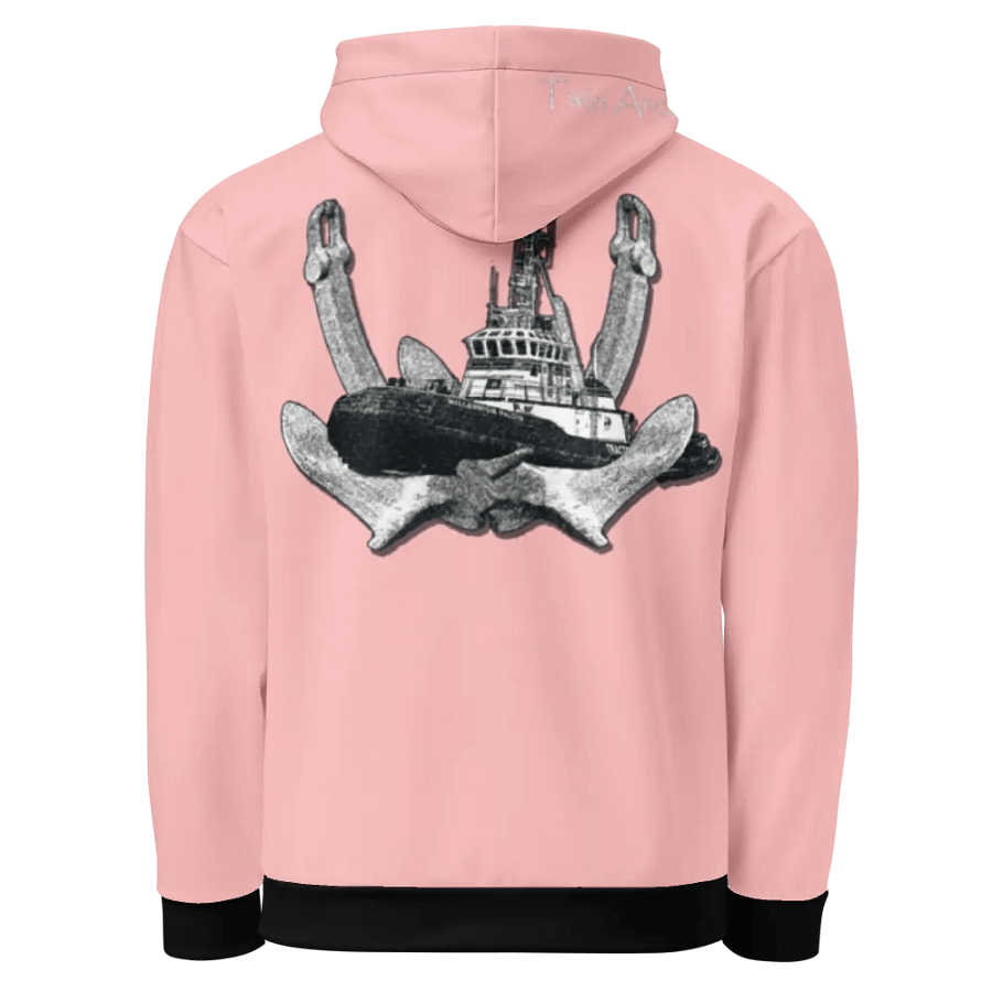 Pink Twin Anchor Marco tug Hoodie product image (3)