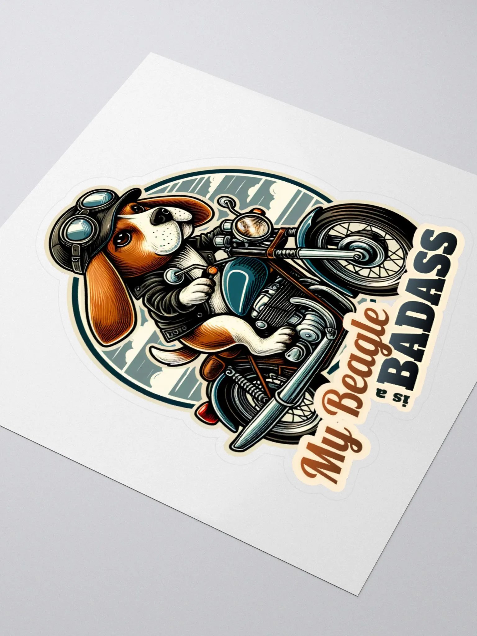 Badass Beagle - Sticker product image (3)
