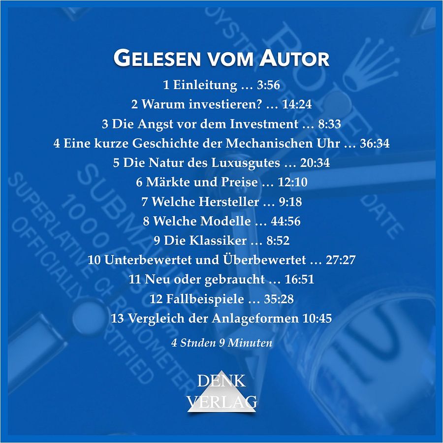 Luxusuhren Investment - Hörbuch product image (2)