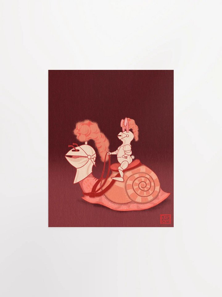 Medieval Rabbit Knight and Snail product image (1)