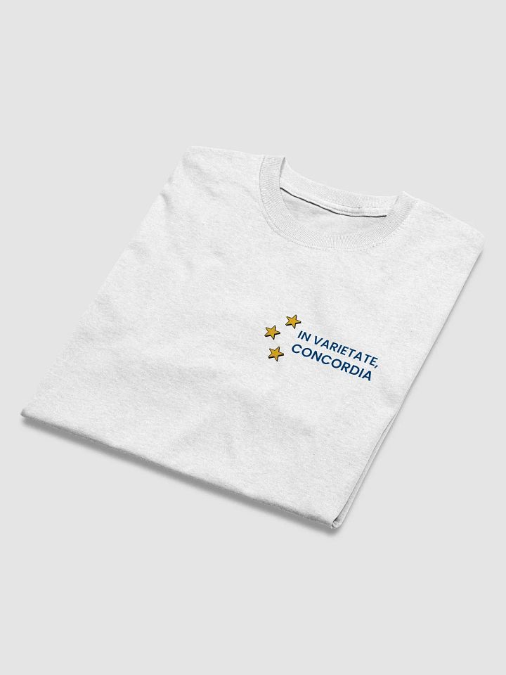 Heavy T-Shirt - In Varietate, Concordia & EU Stars - White & Variants product image (1)