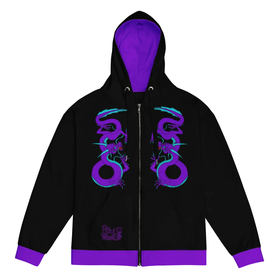 Dragon zip up hoodie product image (1)