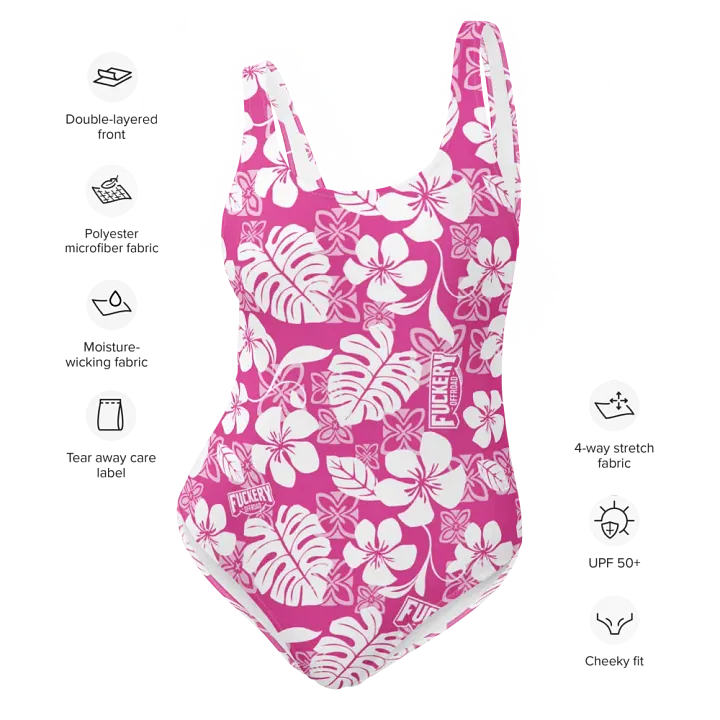 Fuckery Offroad Ladies Hawaiian Swinsuit - Pink product image (2)