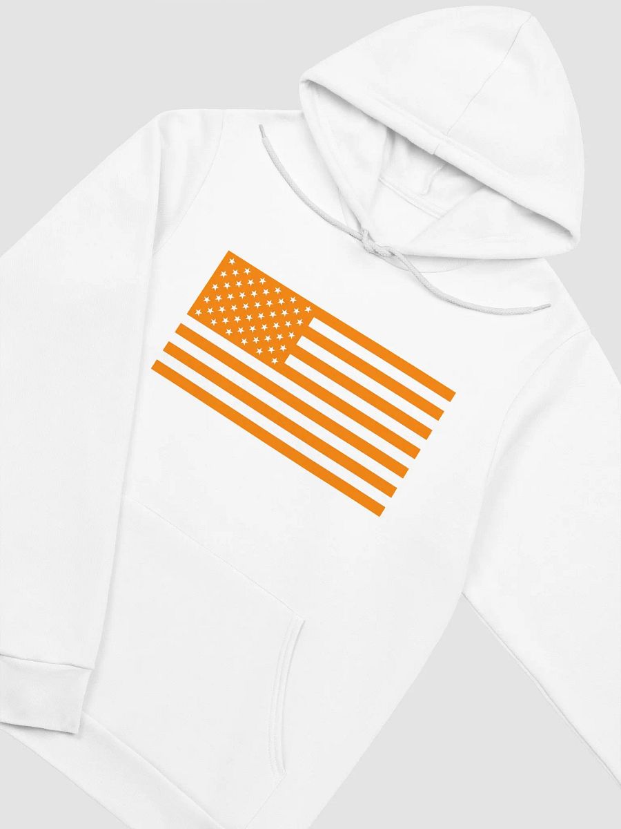 Orange American Flag Hoodie product image (3)