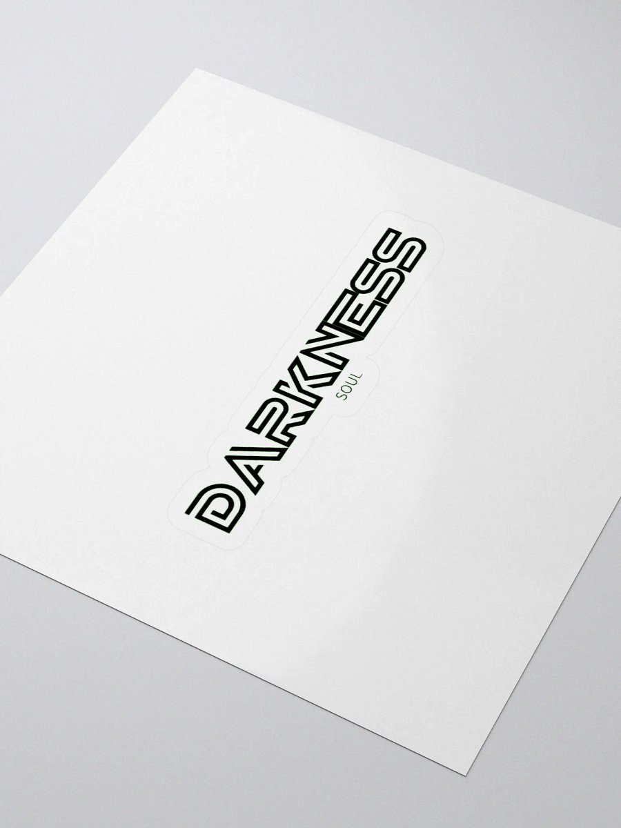 Darkness logo sticker product image (3)