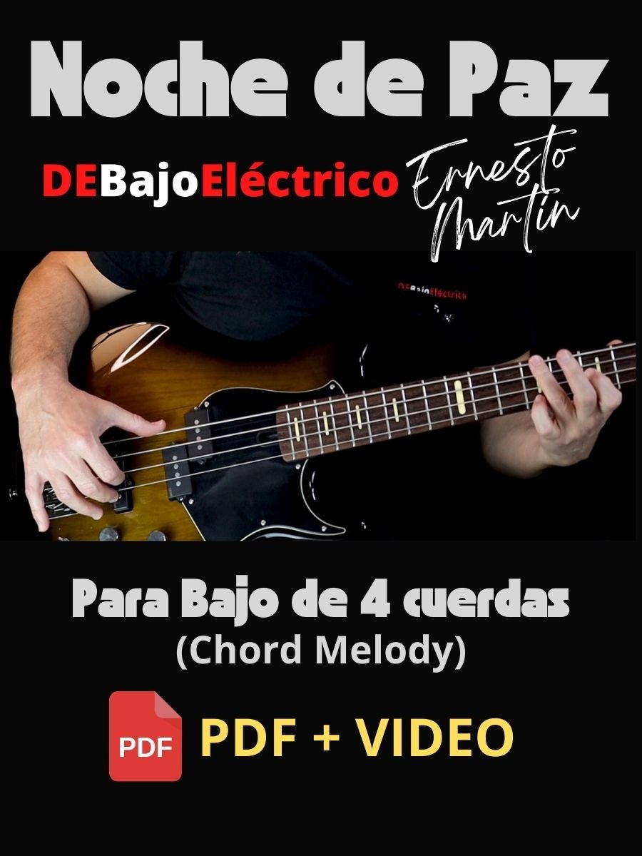 Noche de Paz para Bajo Eléctrico Arreglo product image (1)
