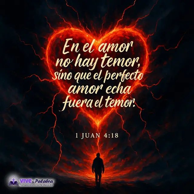 ❤️‍🔥 Declara: “El amor vence al temor”. Comparte con alguien que lo necesite.