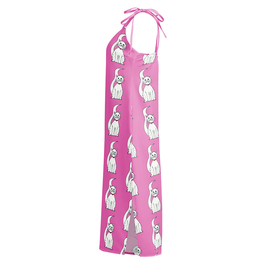 Cat (art by Dina R.) acrylic painting picture II. - Slip Dress product image (3)