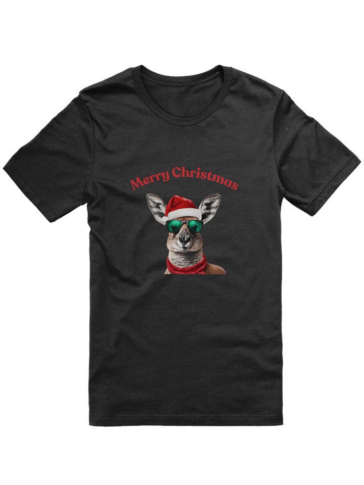 Festive Kangaroo Merry Christmas T-Shirt - Red product image (1)