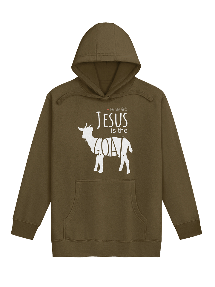 Jesus is the G.O.A.T. Hoodie (Dark Colors) product image (1)