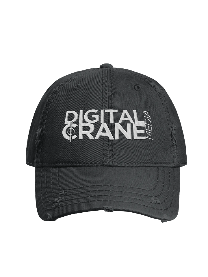 Logo Distressed Dad hat product image (1)