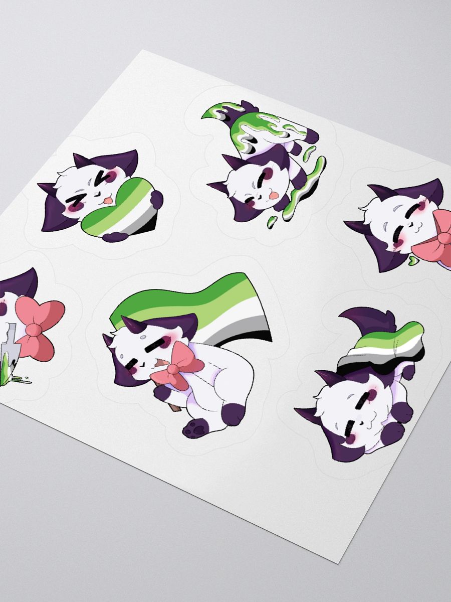 PRIDE/AROMANTIC Sticker sheet product image (3)