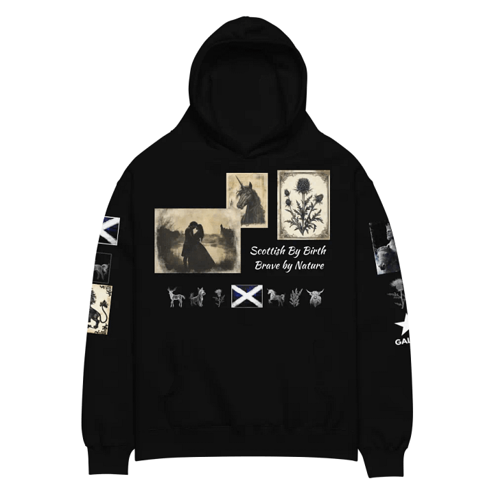 Scottish Romantic Hoodie - Exclusive Design by Gallus Collective product image (2)