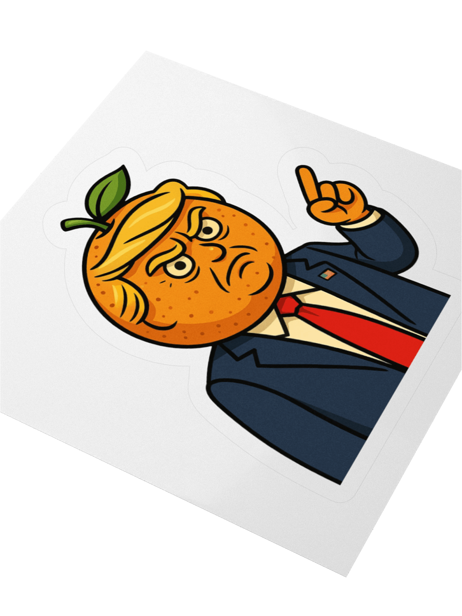 Orange man Stickers product image (3)