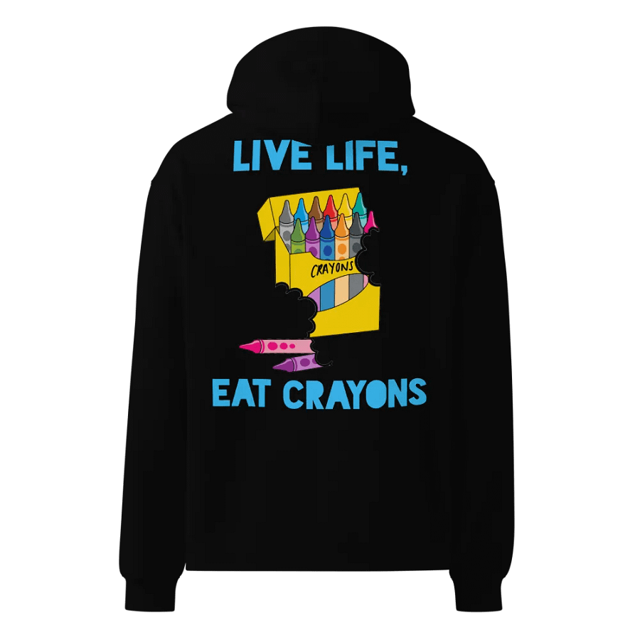 Bite Me Yellow Crayon Box Hoodie product image (1)