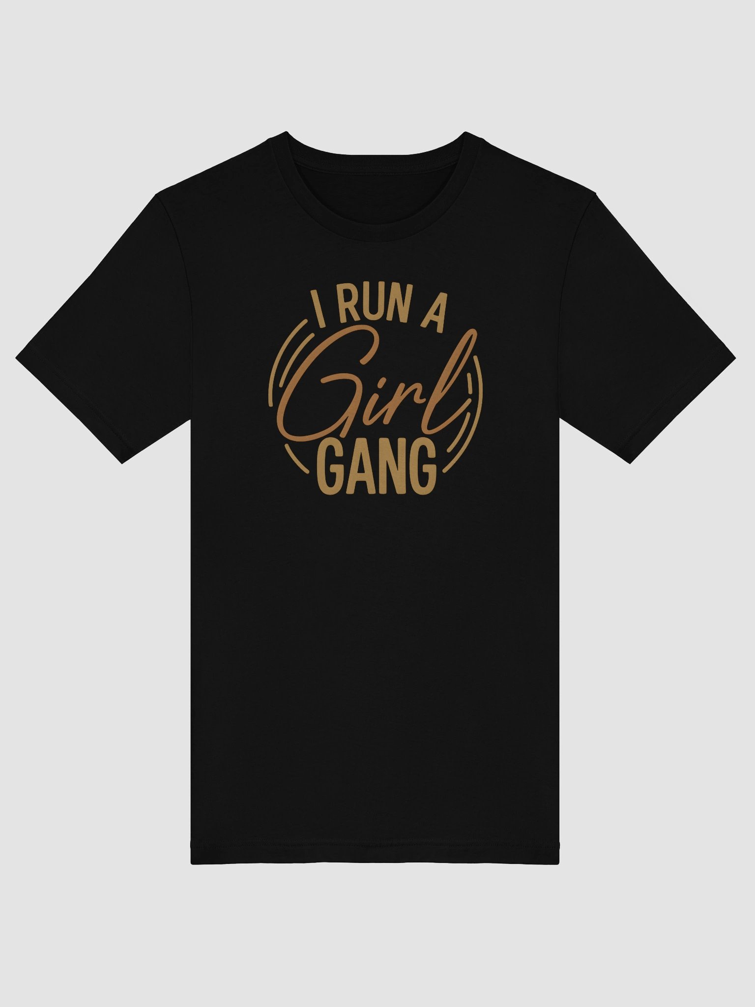 I Run a Girl Gang T-Shirt | Empowering Mom Life Tee | Cute Girl Mom Shirt for Women product image (5)