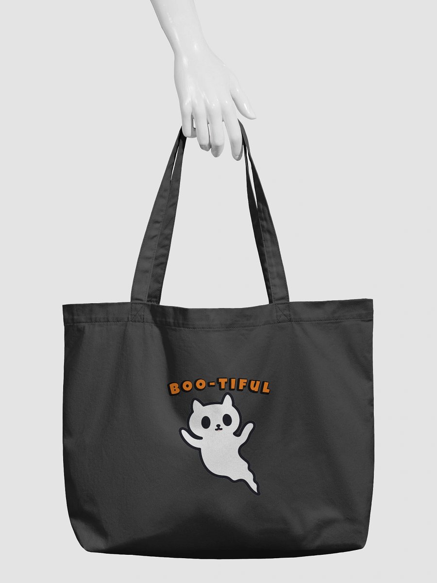 BOO-TIFUL Ghost Organic Tote Bag product image (3)