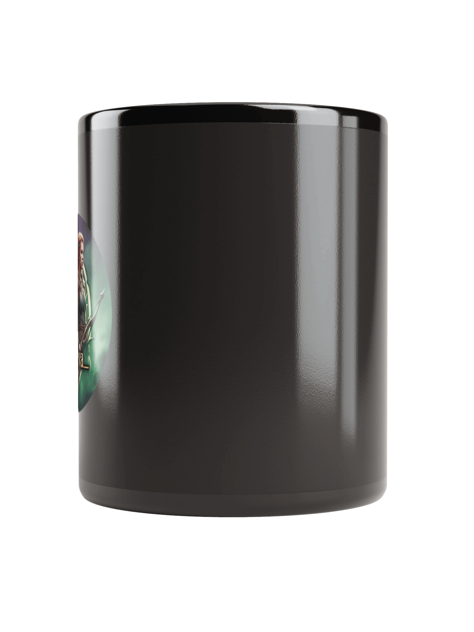 Mystical Warrior Black Glossy Mug product image (10)