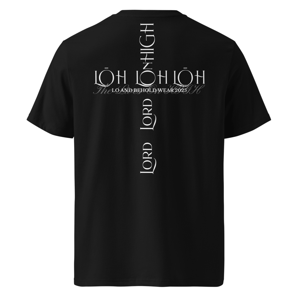 The Lord On HIGH | CROSSED | UNISEX Tee | White product image (5)