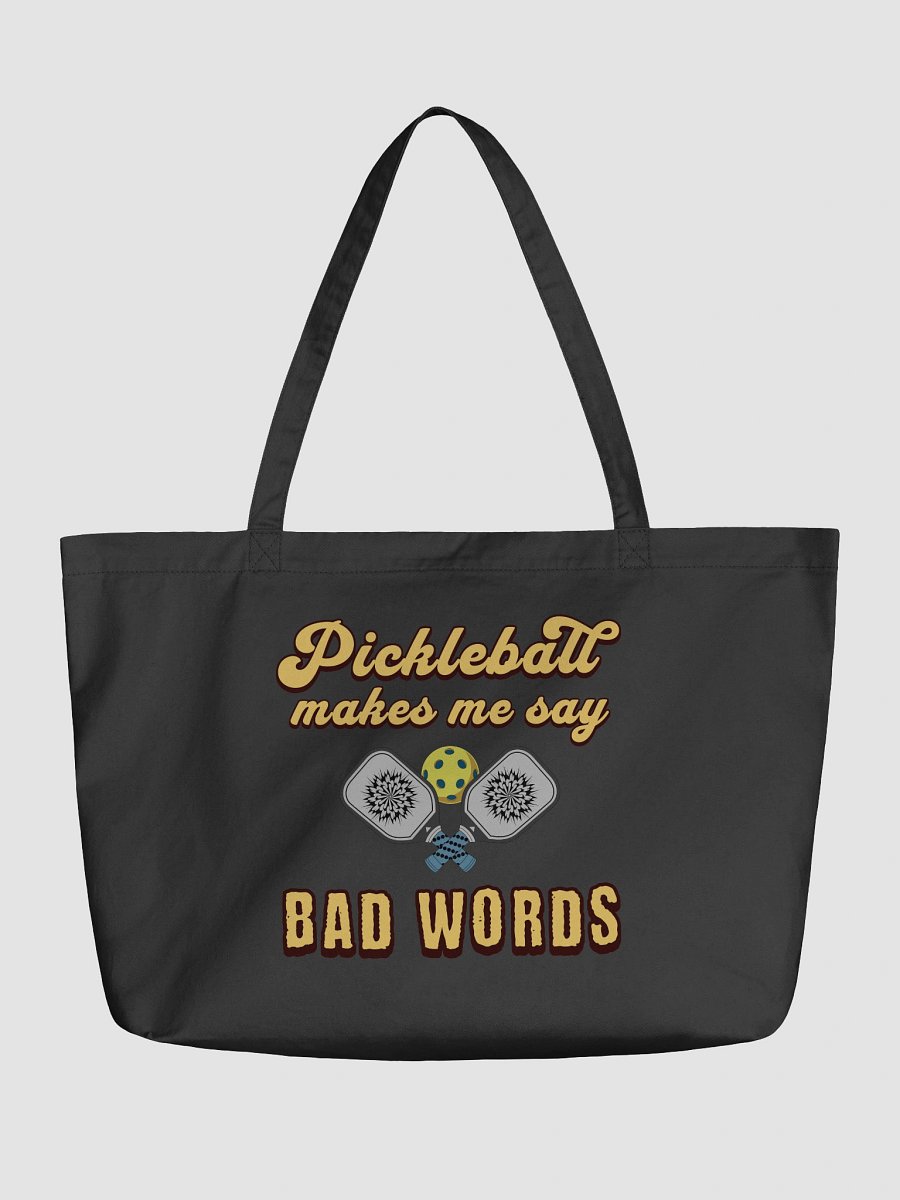 Pickleball Makes Me Say Bad Words Passion Eco Tote product image (2)
