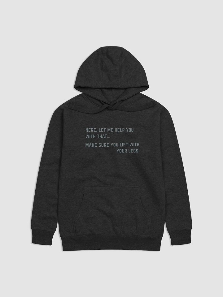Here, let me help Unisex Premium Hoodie product image (1)