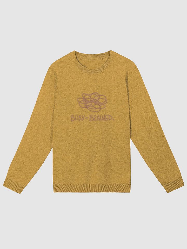 BUSY-BRAINED (duotone orange) knitwear classic crewneck product image (1)