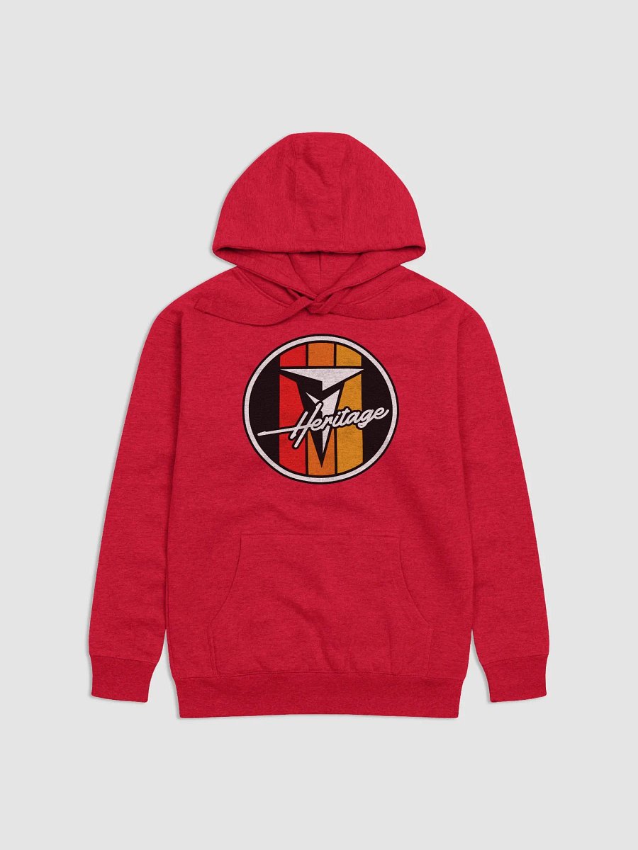 Retro Heritage Logo Hoodie Red product image (1)