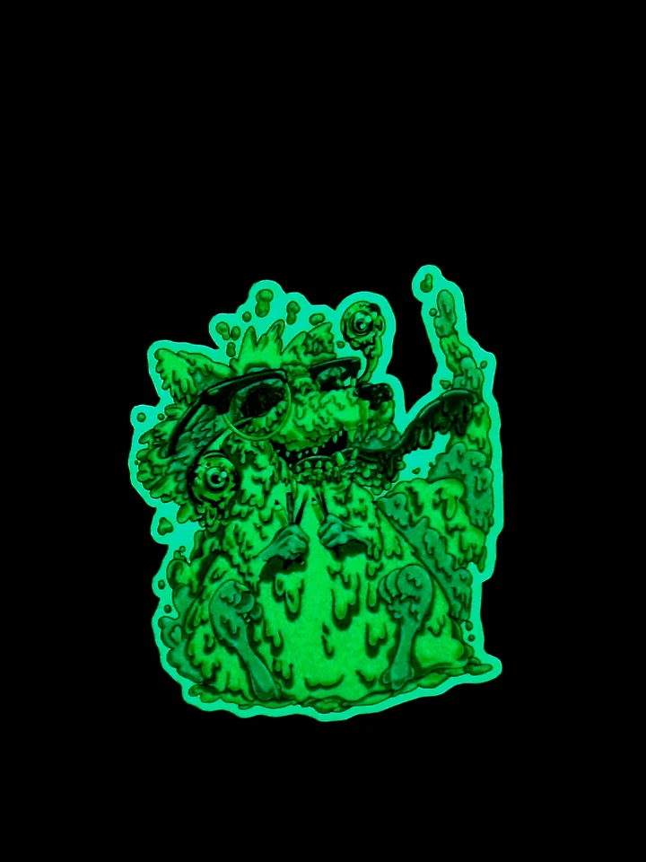 Boogerboi- Glow in the Dark Exclusive Vinyl Sticker product image (1)