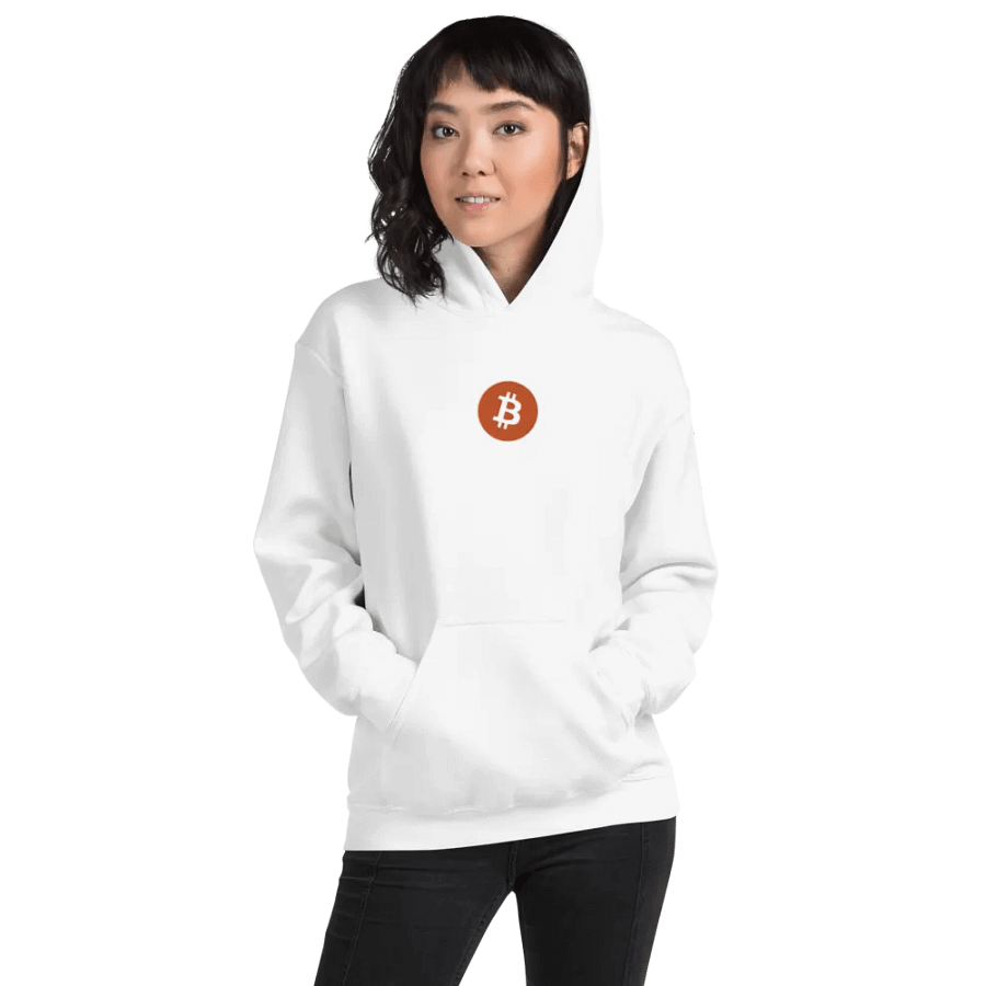 Bitcoin Logo Embroidered Hoodie product image (9)