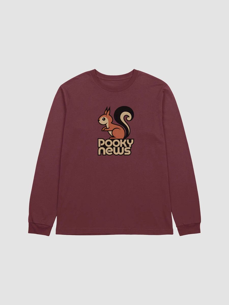 Pooky News Cartoon Long Sleeve Tee product image (1)