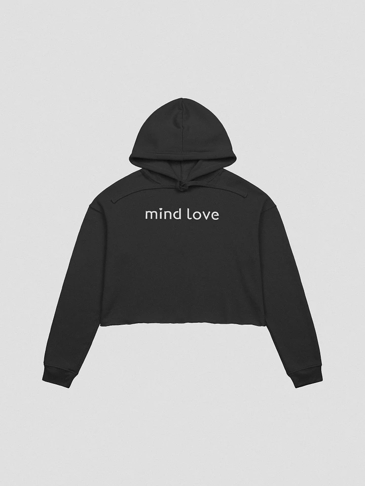 Mind Love Canvas Fleece Cropped Hoodie product image (1)