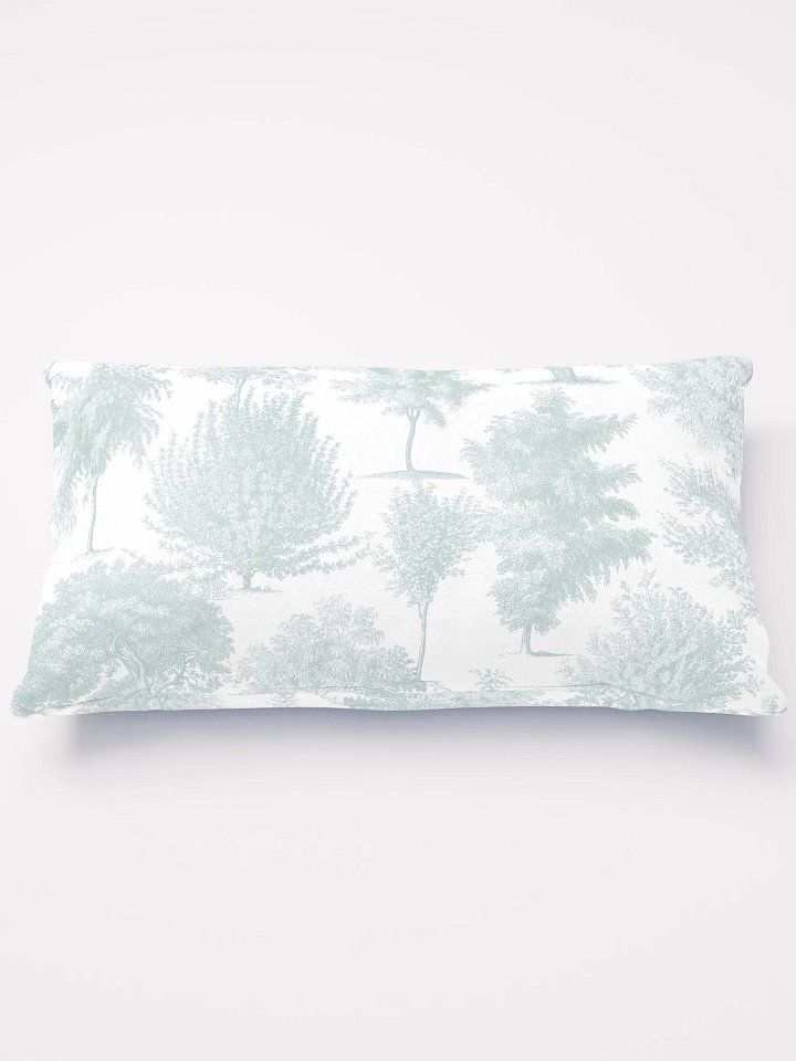 Blue Woodland Trees Throw Pillow product image (2)