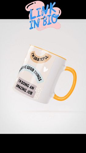 Enjoyyy our latest Empowerment Affirmations Ceramic Mug!🤍💚
Link in bio