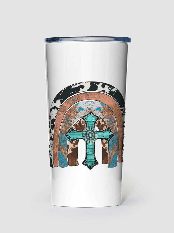 Rainbow Jesus Cowhide - Adult Tumbler product image (1)