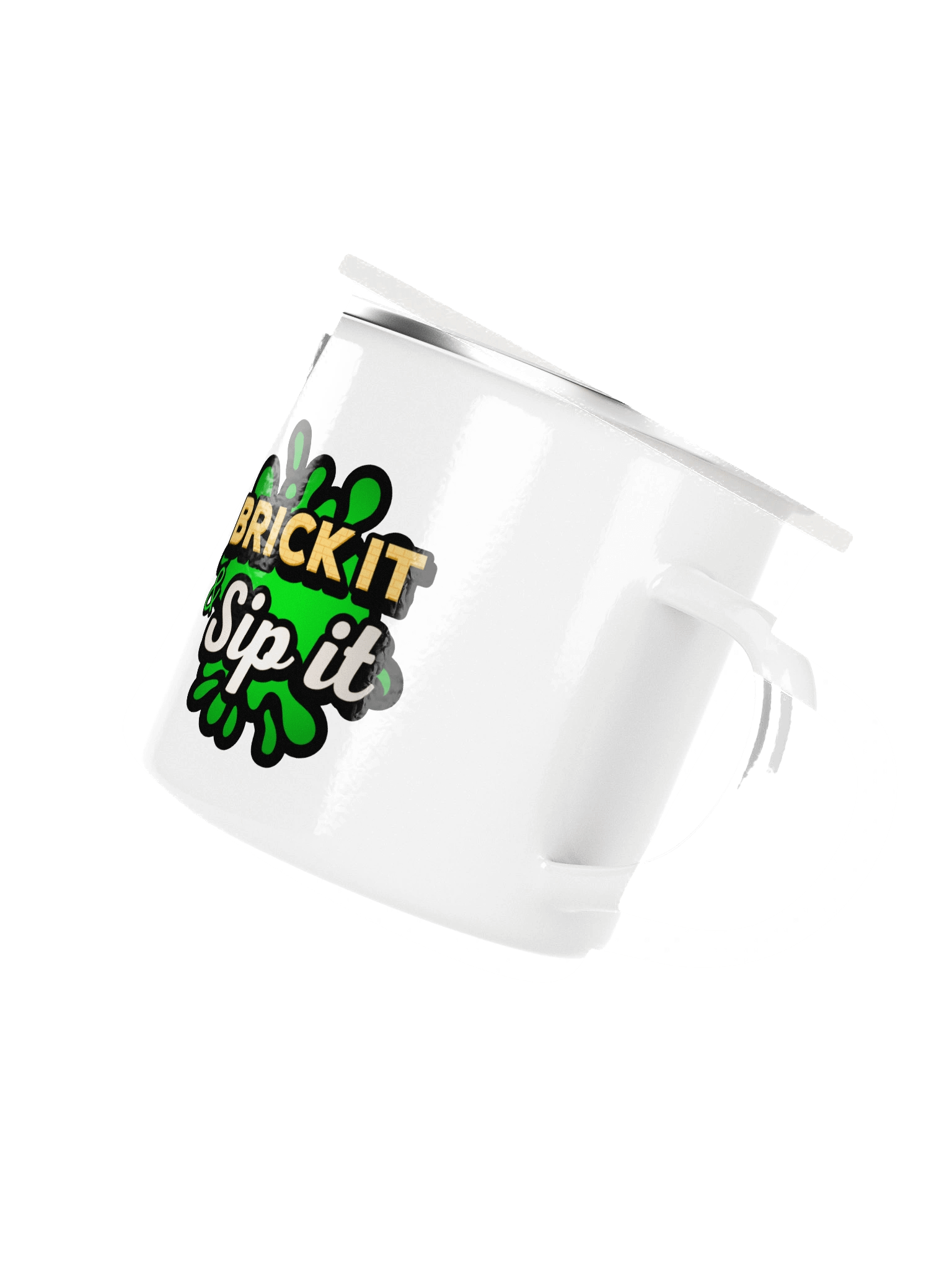 Brick It & Sip It Enamel Mug product image (3)