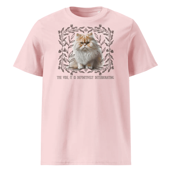 KC, The Vibe Is Deteriorating (floofy cat), Tee product image (1)
