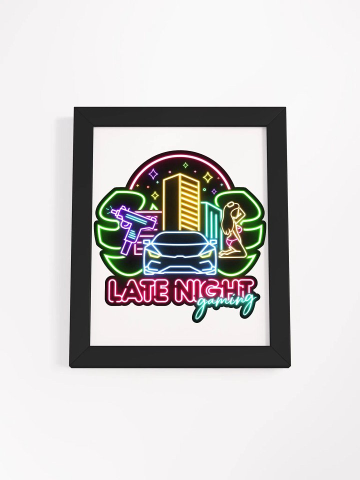 Late Night Gaming Poster product image (1)