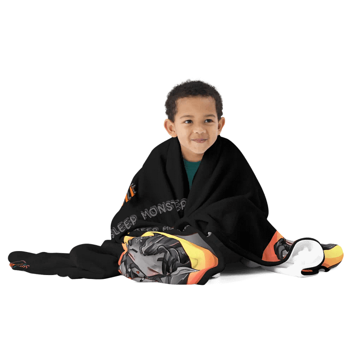 Little Sleep Monster Syn Throw Blanket product image (2)