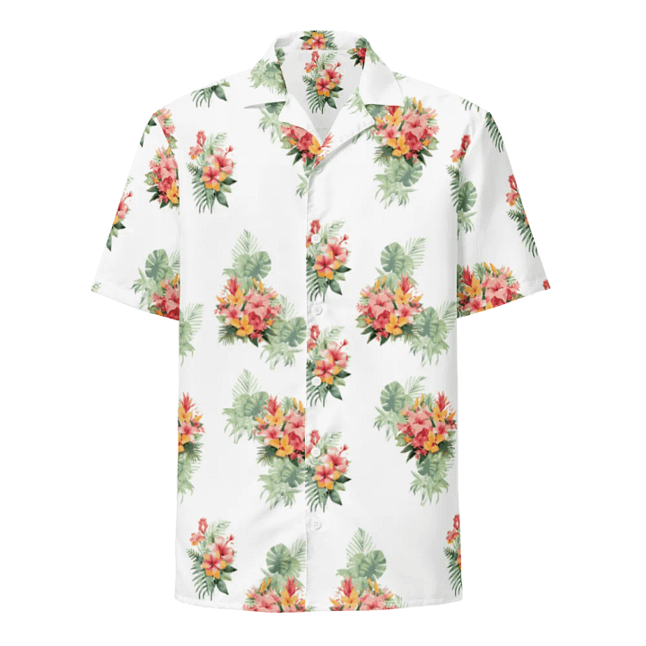 Hawaiian Style Shirt, Tropical Florals product image (1)