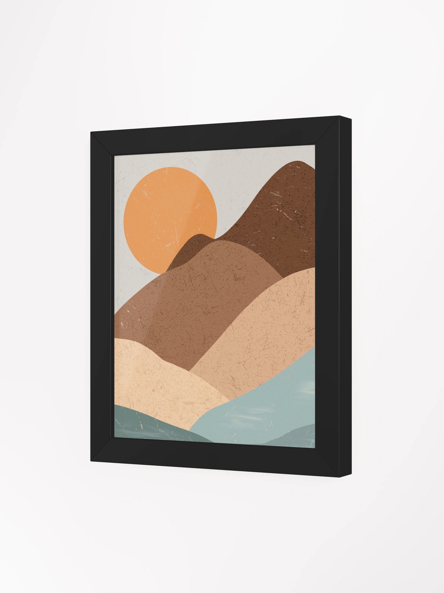 Sunrise Over the Highlands Framed Poster product image (49)