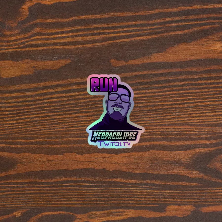 Run Holo Sticker product image (5)