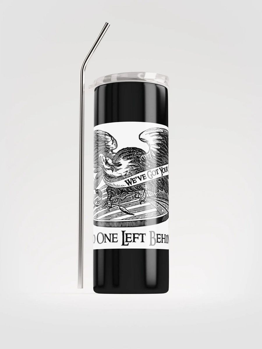 Alvarez House Stainless Steel Tumbler with Metal Straw product image (1)