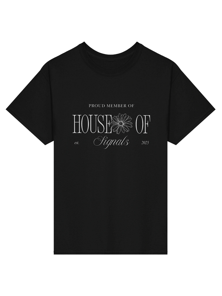 House of Signals Tee – Black / Capsule 01 product image (1)