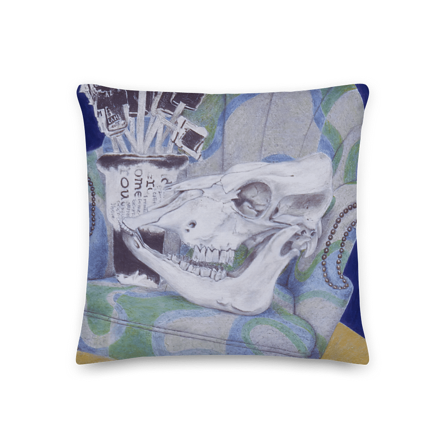 Skull Still Life Pillow product image (1)