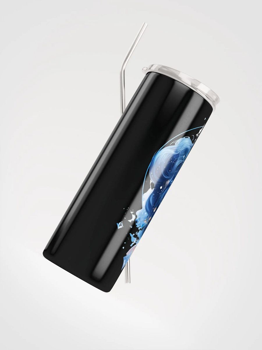 Aquarius Sparkling Blue Stainless Steel Tumbler: Embrace Celestial Charm! ♒💙 product image (4)
