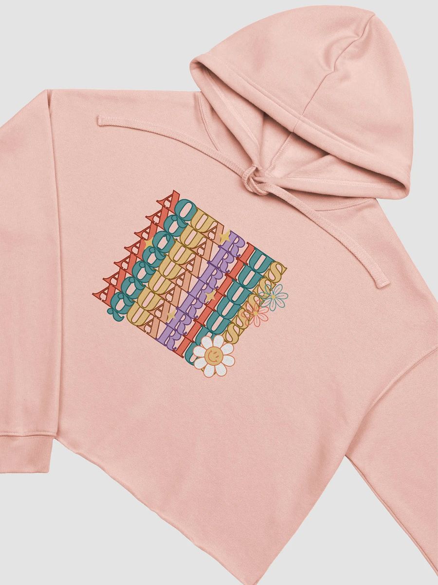 Aquarius Groovy Cropped Hoodie product image (3)