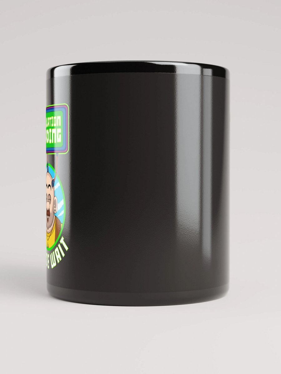 Simulation Loading - Black Glossy Mug product image (9)