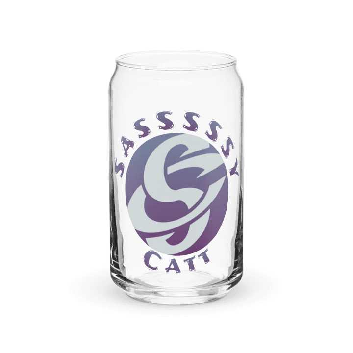 SasssssyCatt's Logo in Purple's Can Glass Shape product image (2)